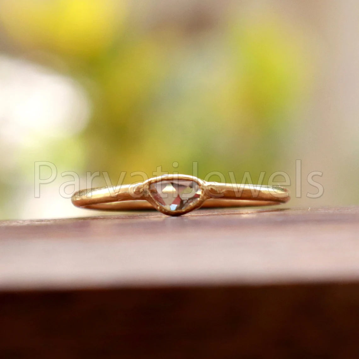 Diamond Ring, Diamond Gold Ring, 18k Solid Gold Diamond Ring, Handmade Gold Ring, Diamond Engagement Ring, Wedding Diamond Polki Ring