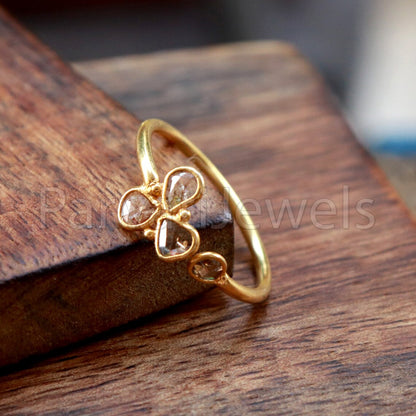 Diamond Ring, Diamond Gold Ring, 18k Solid Gold Diamond Ring, Handmade Gold Ring, Diamond Engagement Ring, Wedding Diamond Ring