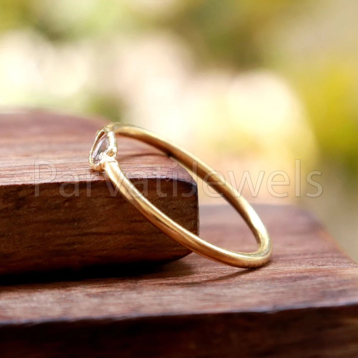 Diamond Ring, Diamond Gold Ring, 18k Solid Gold Diamond Ring, Handmade Gold Ring, Diamond Engagement Ring, Wedding Diamond Polki Ring
