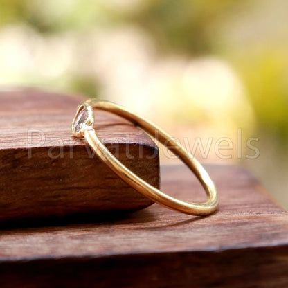 Diamond Ring, Diamond Gold Ring, 18k Solid Gold Diamond Ring, Handmade Gold Ring, Diamond Engagement Ring, Wedding Diamond Polki Ring