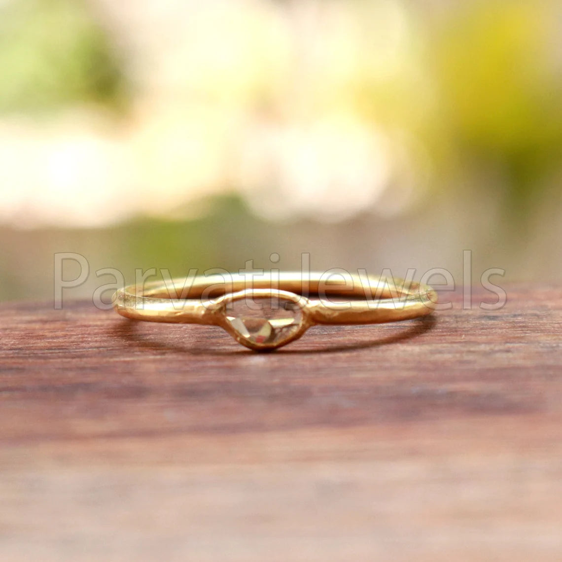 Diamond Ring, Diamond Gold Ring, 18k Solid Gold Diamond Ring, Handmade Gold Ring, Diamond Engagement Ring, Wedding Diamond Polki Ring
