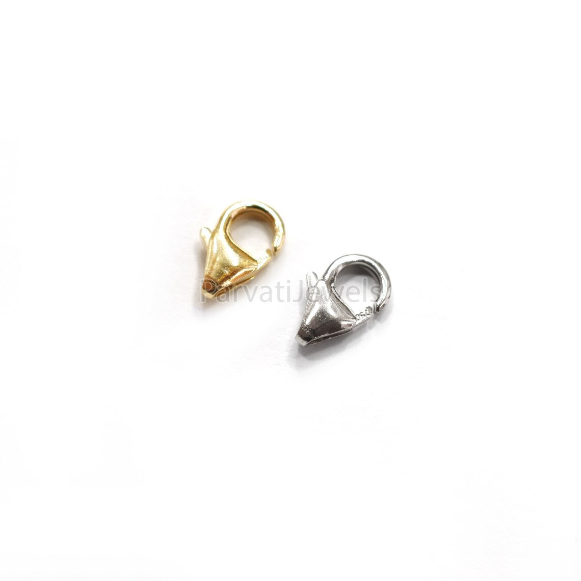 14K, 18K Solid Gold Charm Lock Findings, Fish Lock Shape Solid Gold Lock Findings Charm Jewelry, Gold Fish lock Charm Jewelry,Handmade Charm
