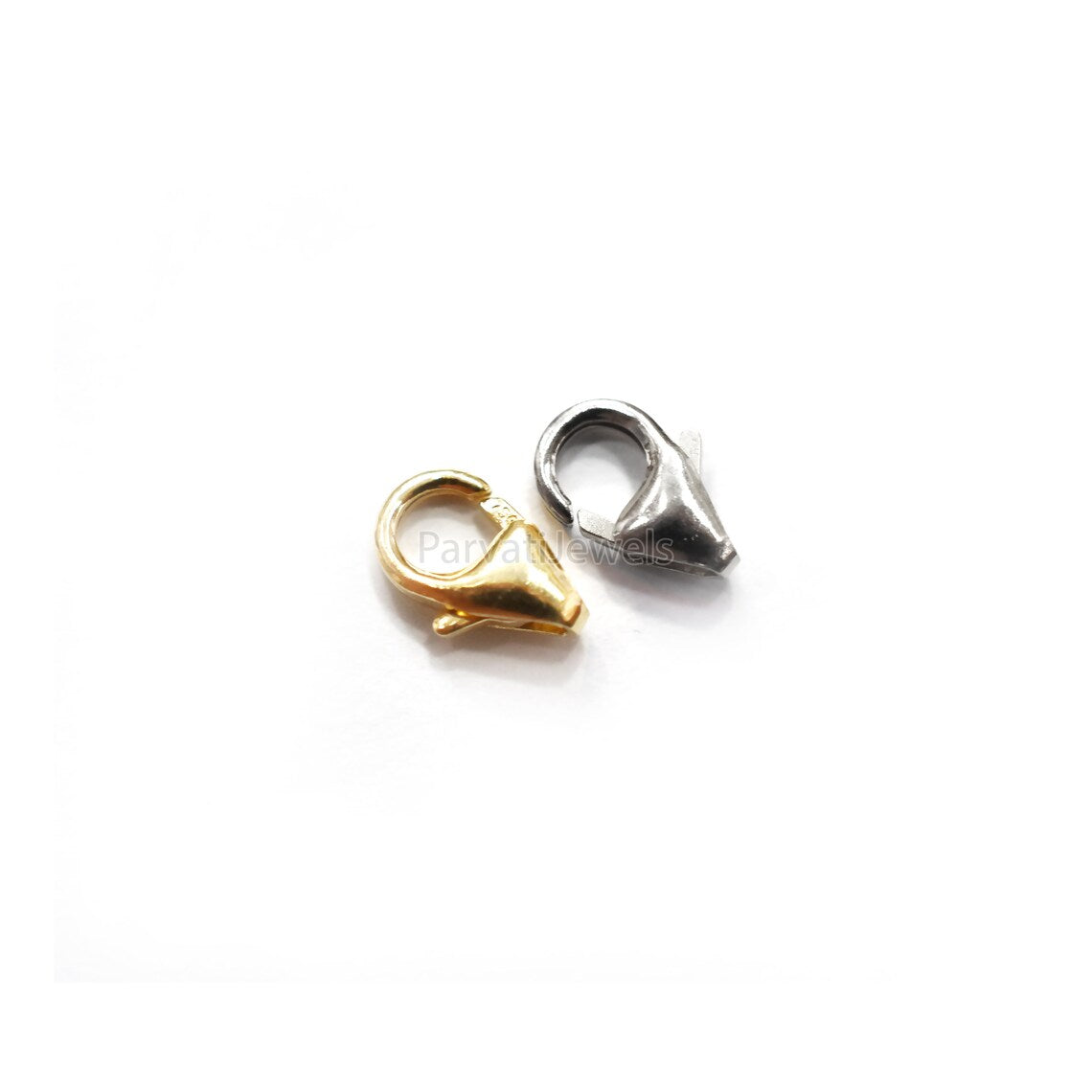 14K, 18K Solid Gold Charm Lock Findings, Fish Lock Shape Solid Gold Lock Findings Charm Jewelry, Gold Fish lock Charm Jewelry,Handmade Charm