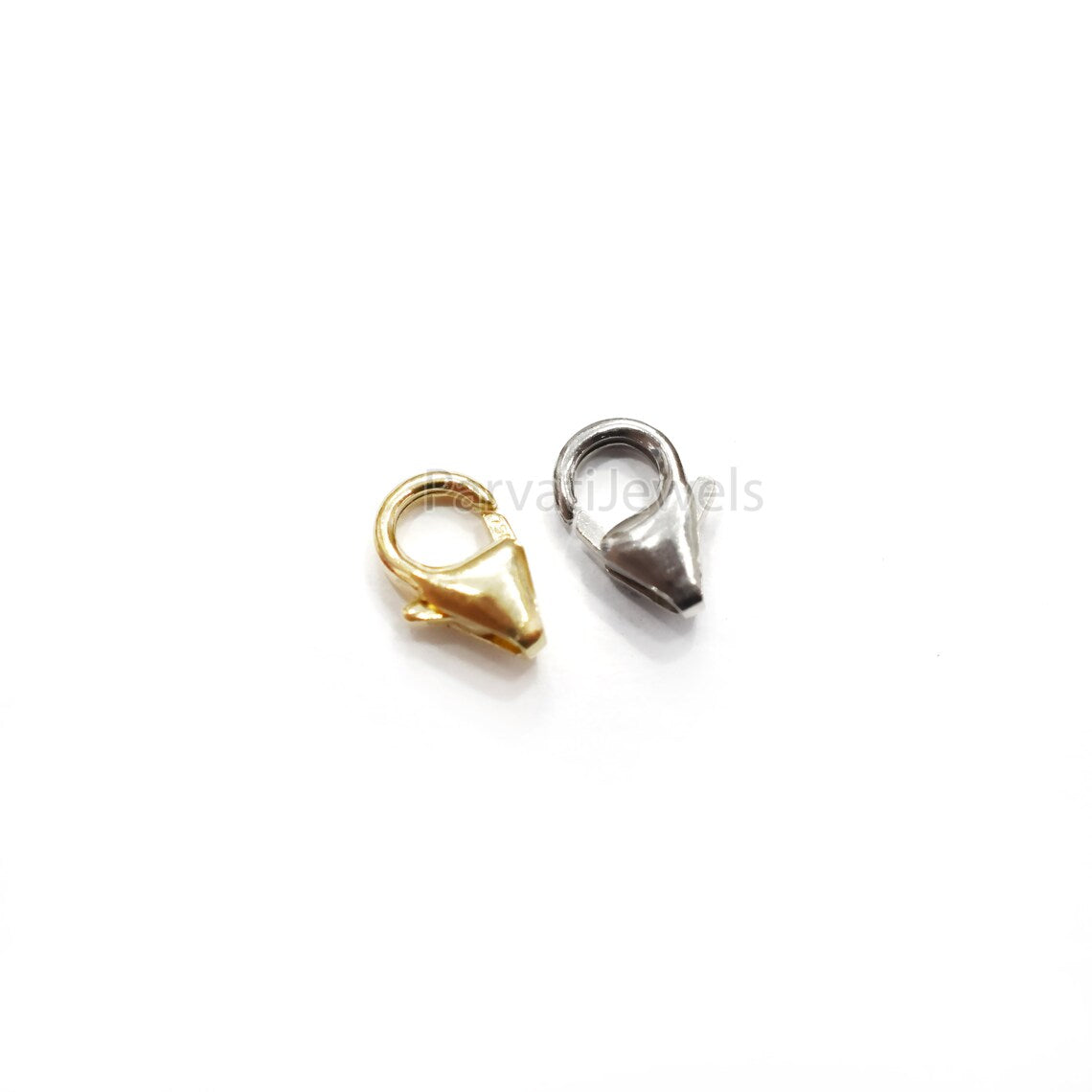 14K, 18K Solid Gold Charm Lock Findings, Fish Lock Shape Solid Gold Lock Findings Charm Jewelry, Gold Fish lock Charm Jewelry,Handmade Charm