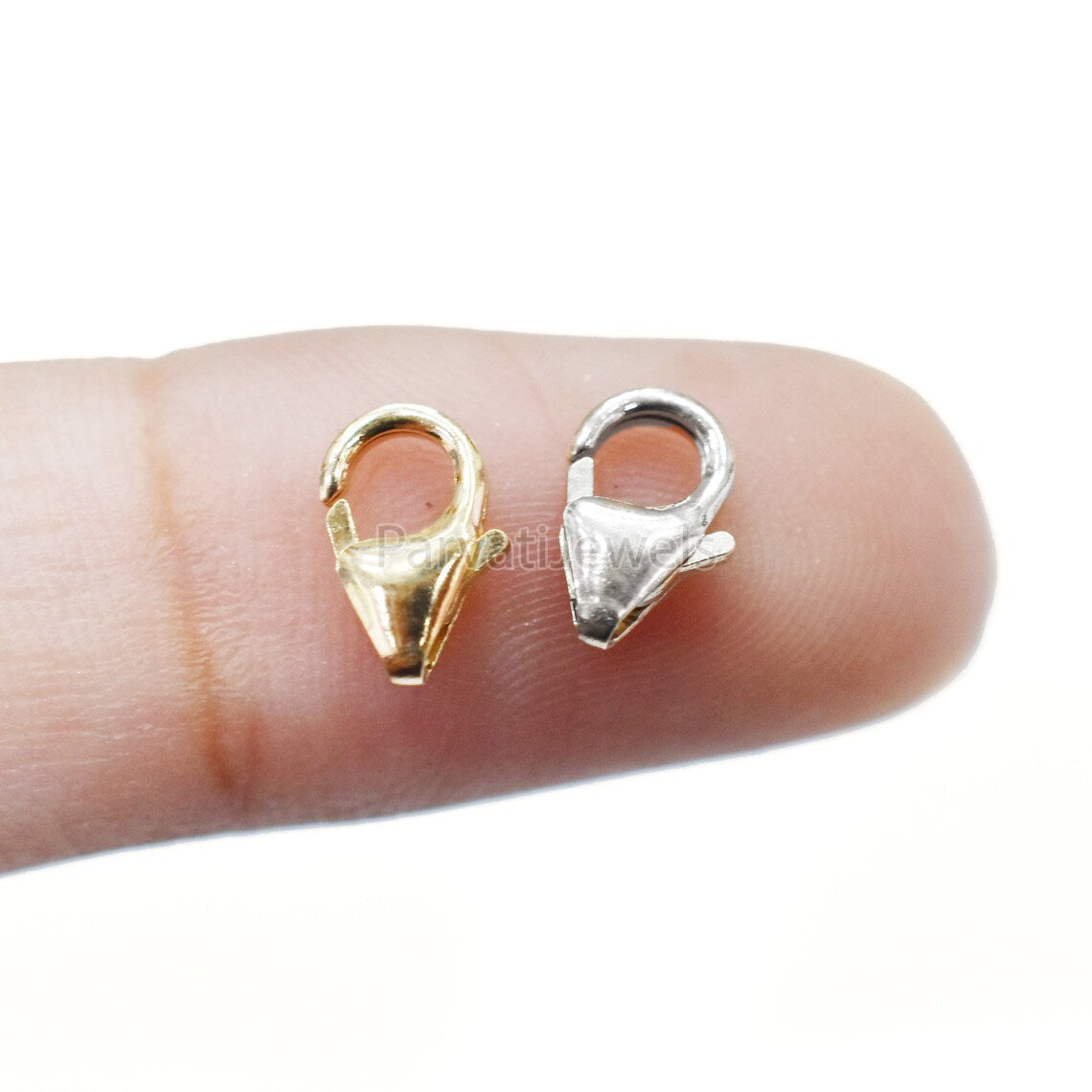14K, 18K Solid Gold Charm Lock Findings, Fish Lock Shape Solid Gold Lock Findings Charm Jewelry, Gold Fish lock Charm Jewelry,Handmade Charm
