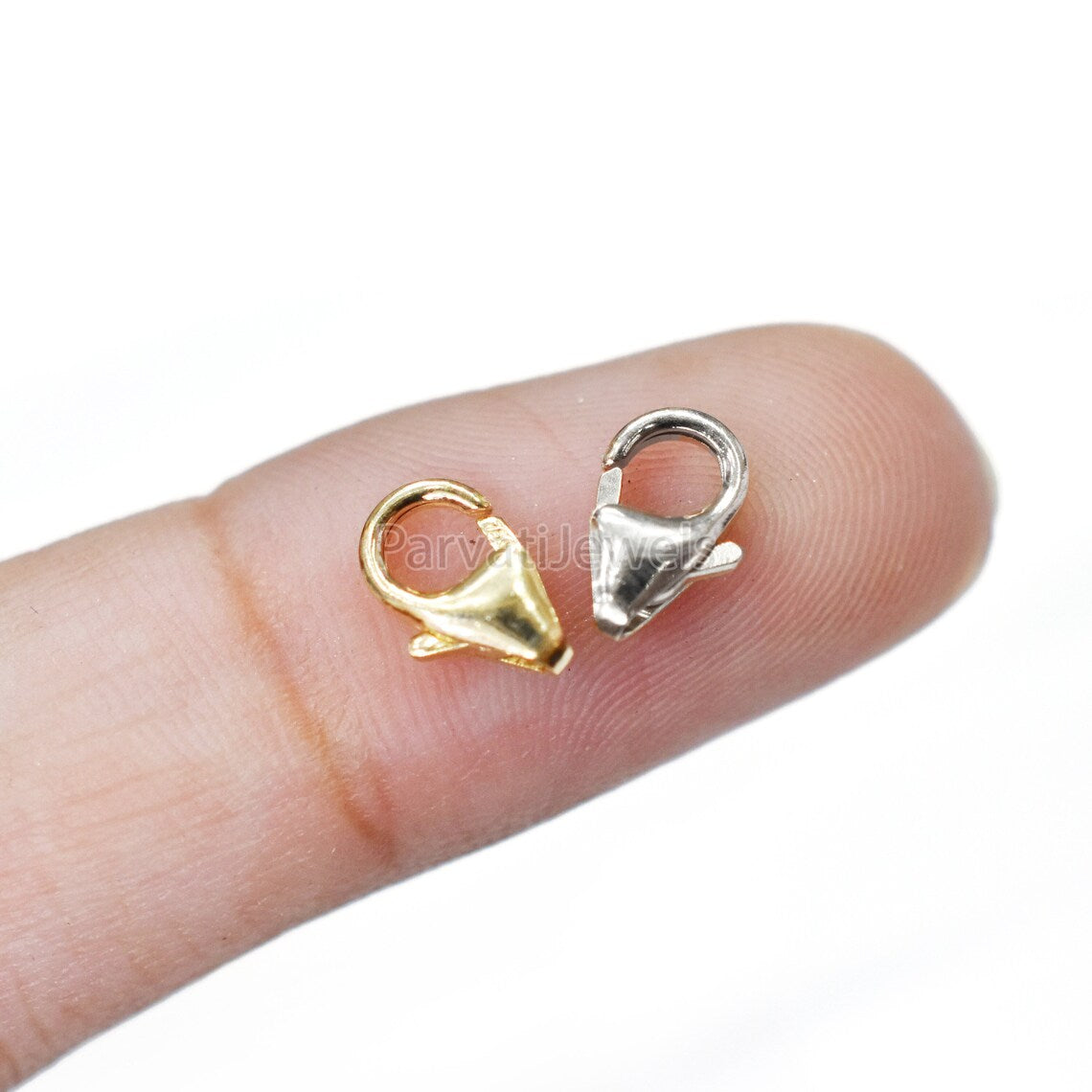 14K, 18K Solid Gold Charm Lock Findings, Fish Lock Shape Solid Gold Lock Findings Charm Jewelry, Gold Fish lock Charm Jewelry,Handmade Charm