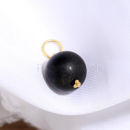 AA Black Spinal Forster Charm, 18k Solid Gold Charm, Spinal Gold Charm, Charm Necklace, Charm Pendant, Handmade Gold Charm, Christmas Charm,