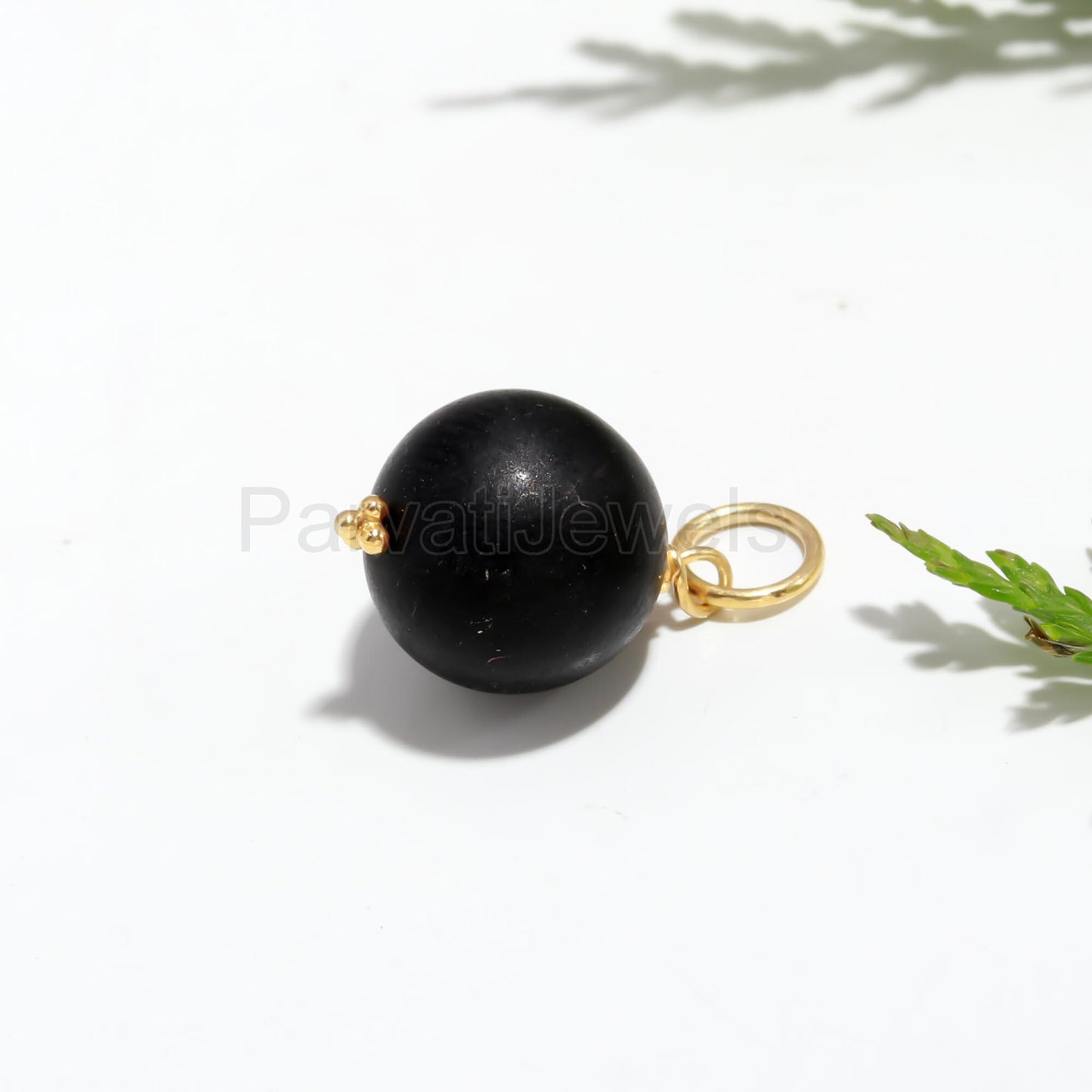 AA Black Spinal Forster Charm, 18k Solid Gold Charm, Spinal Gold Charm, Charm Necklace, Charm Pendant, Handmade Gold Charm, Christmas Charm,