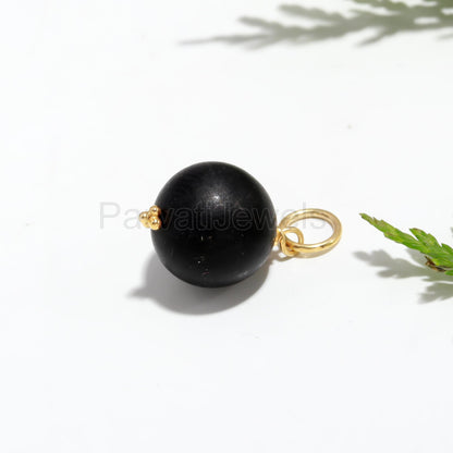 AA Black Spinal Forster Charm, 18k Solid Gold Charm, Spinal Gold Charm, Charm Necklace, Charm Pendant, Handmade Gold Charm, Christmas Charm,